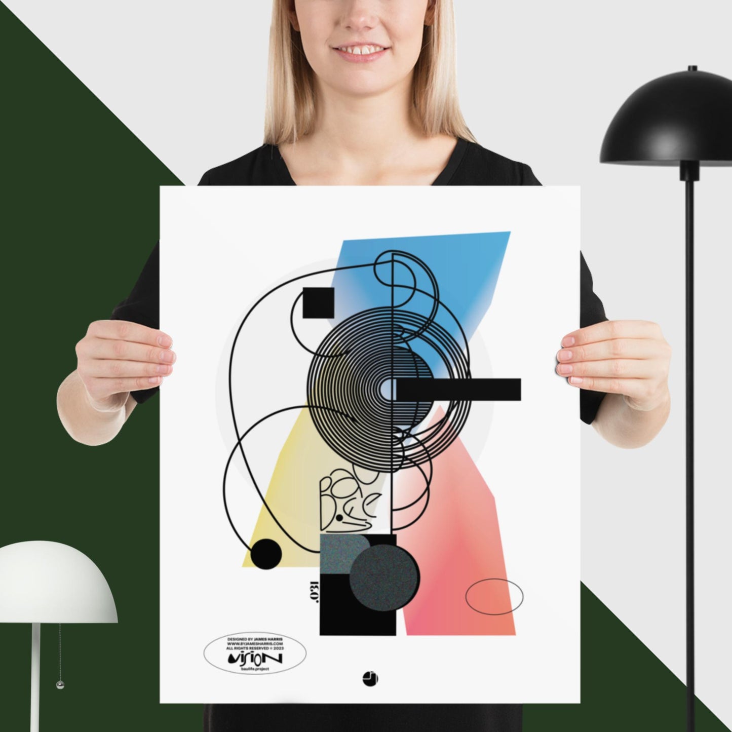 031 VISION - ByJAMESHARRIS - Baulife - Bauhaus - Print