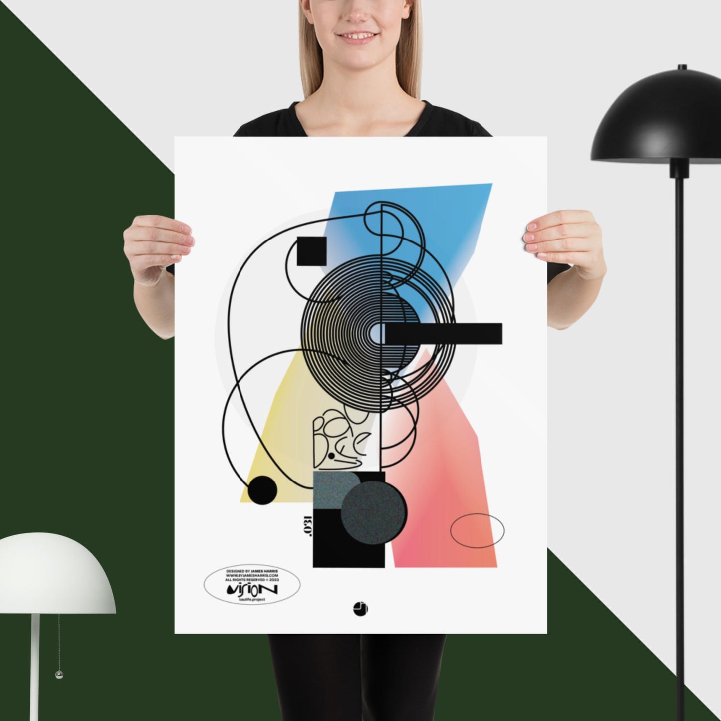 031 VISION - ByJAMESHARRIS - Baulife - Bauhaus - Print