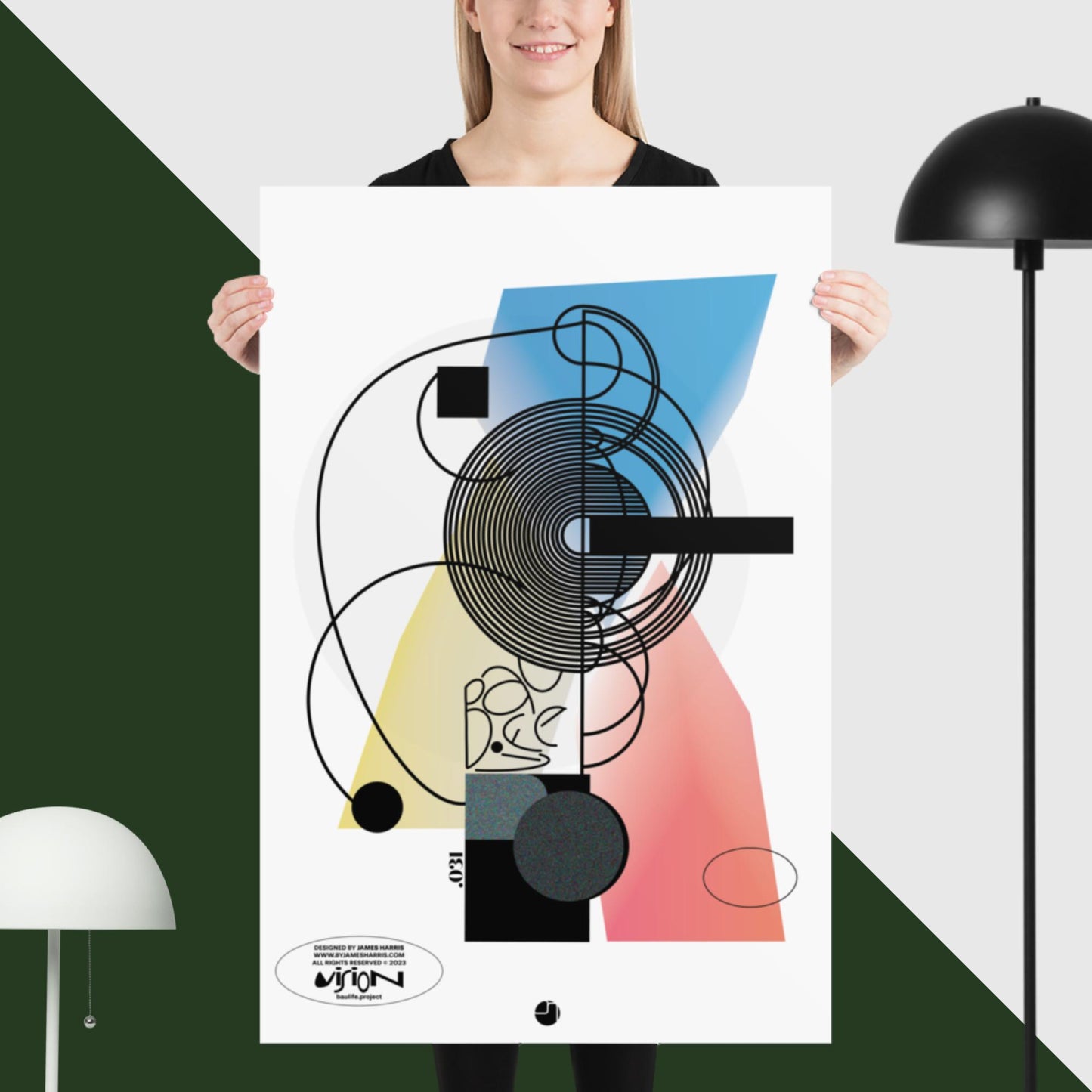 031 VISION - ByJAMESHARRIS - Baulife - Bauhaus - Print